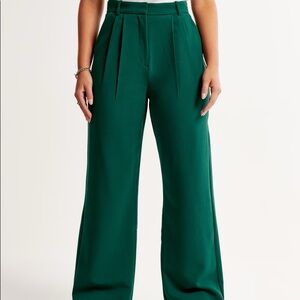 Abercrombie wide leg tailored pants